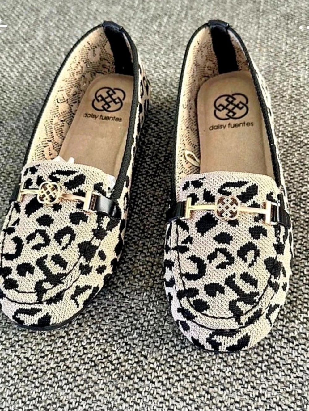 Daisy Fuentes Women's Animal Print Loafers